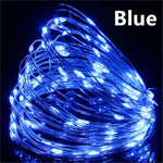 guirlande lumineuse led doré blanc moderne 10m 5v fil cuivre éclairage décoration noël mariage