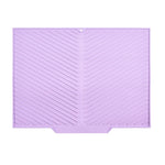 tapis silicone gris rayures diagonales moderne cuisine antidérapant respectueux environnement 37x26cm 42.5x33cm 50.5x42.5cm