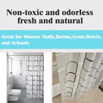 rideau douche moderne géométrique étoiles mer coquillages motifs colorés opaques légèrement transparents