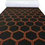 tapis sol mousse eva hexagon noir vert moderne antidérapant adhésif camping surf