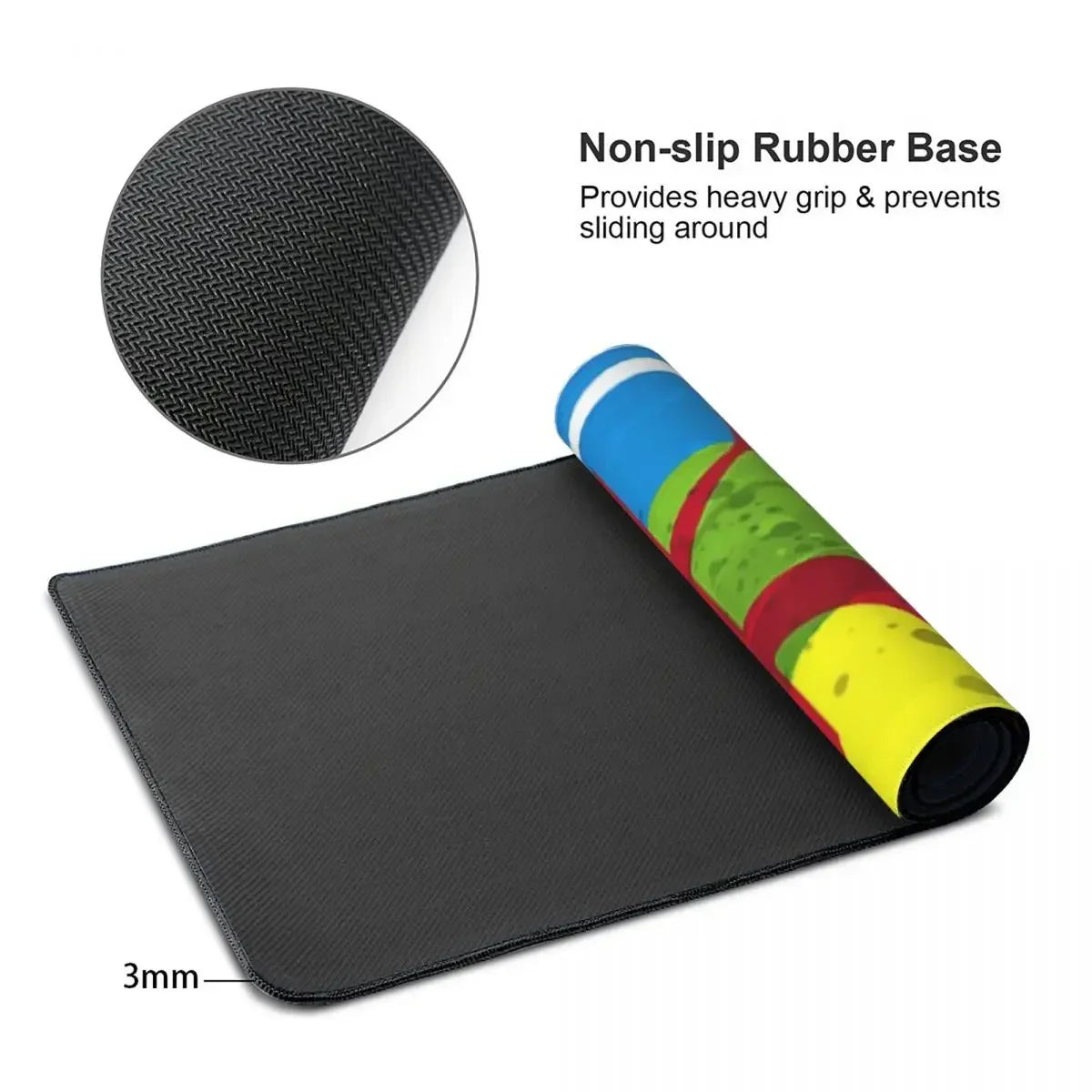 Tapis gaming berbère coloré