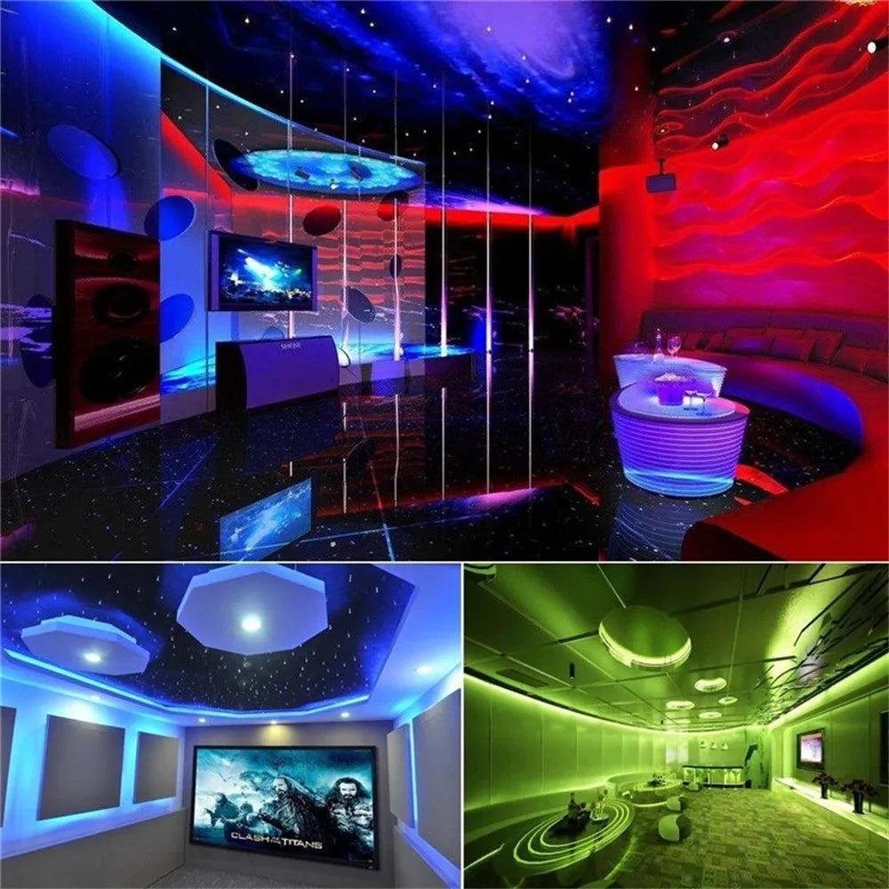 ruban led 60 led rgb bleu rouge blanc moderne decoration maison