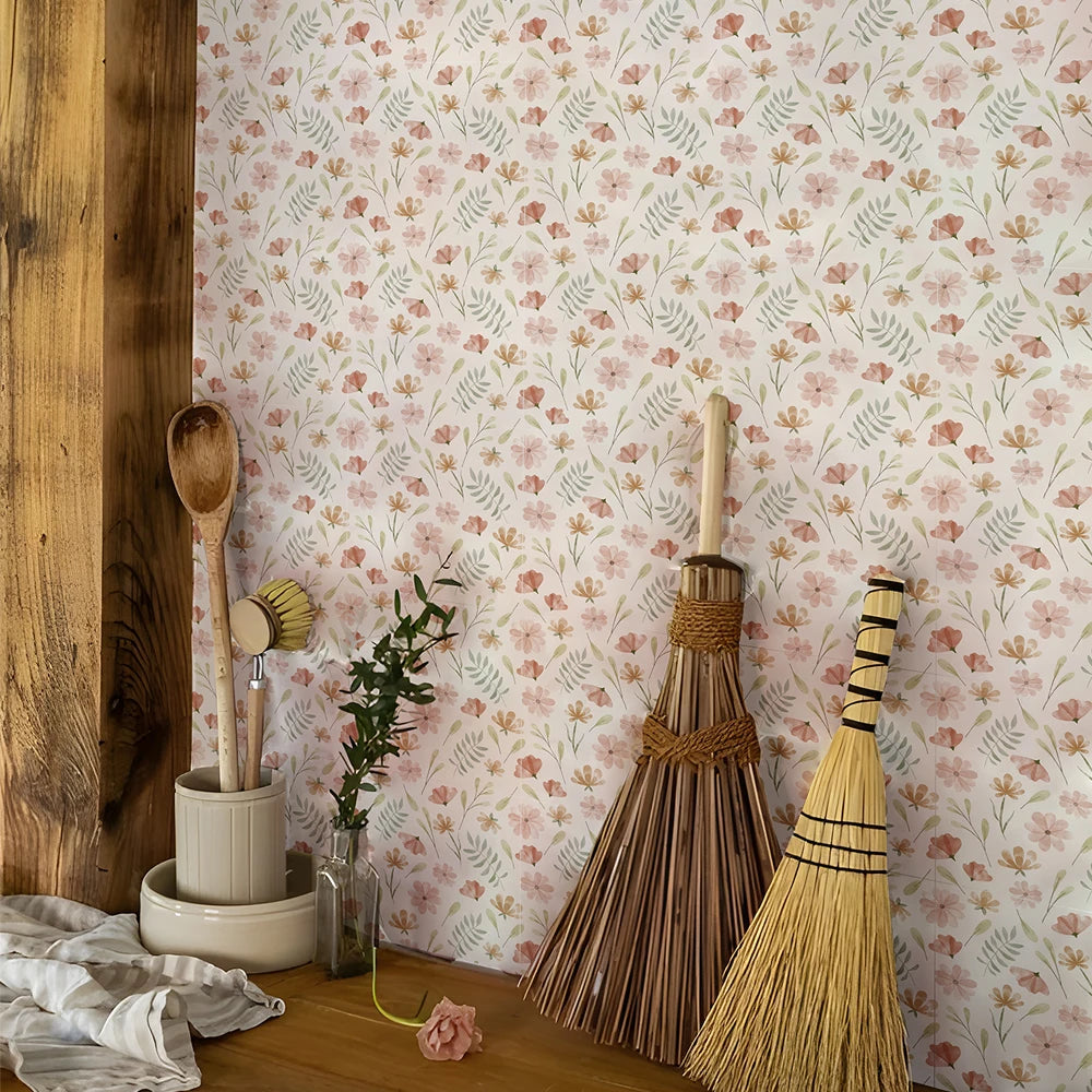 décoration murale stickers fleurs modernes multi couleurs auto adhésifs imperméables pvc maison chambre