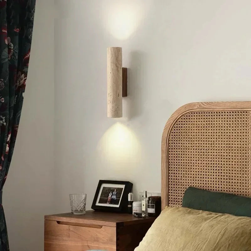 lampe murale moderne marbrée pierre 3000K 4200K entrée chambre étude