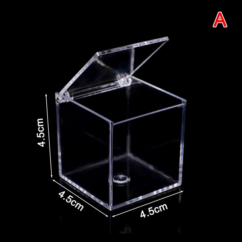 boîtes bijoux transparentes modernes colorées porte bijoux plastique gọn/vnd