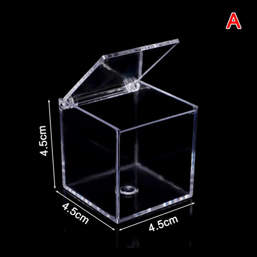 boîtes bijoux transparentes modernes colorées porte bijoux plastique gọn/vnd