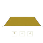 tapis sol imperméable tente vert olive uni pratique outdoor clips fixation 140x210cm 180x210cm 210x240cm