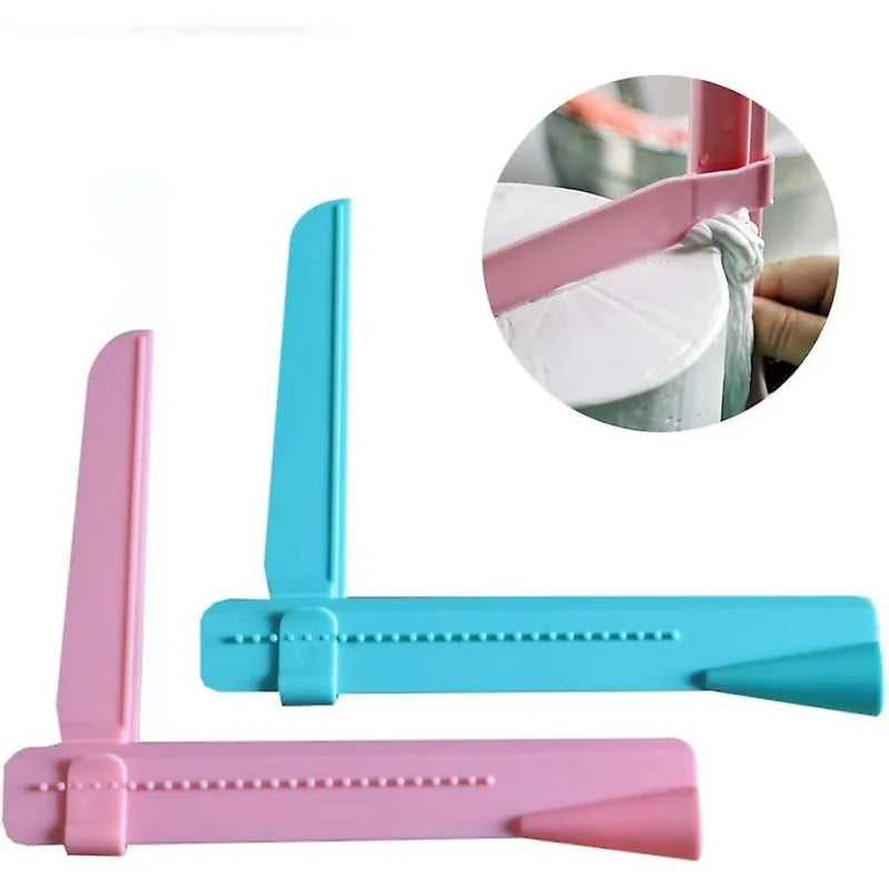 outil décoration gâteau rose bleu clair ajustable hauteur spatule glaçage lisser éditer gâteau utilitaire