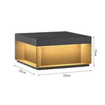 lampe solaire led moderne clôture extérieure noir mat étanche 249 flux lumineux 11w 3mètres