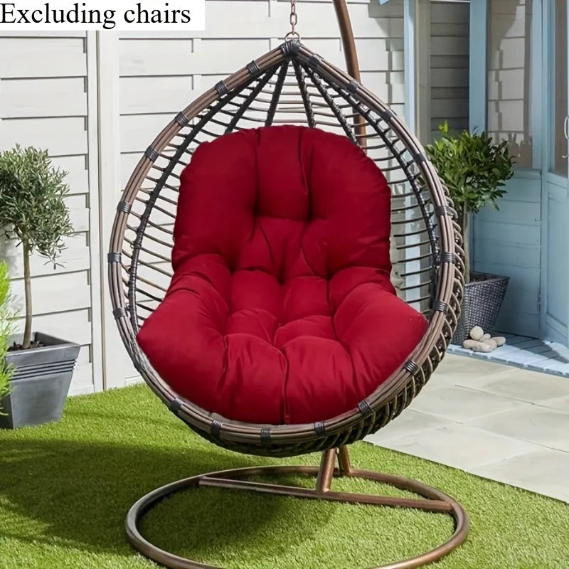fauteuil suspendu coussin forme imperméable coton polyester marron vert bleu gris noir moderne confortable