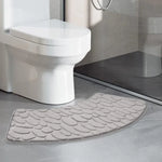 tapis bain moderne gris texture cailloux antidérapant salle bain 30cm 60cm 40cm 100cm