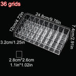 présentoir transparent moderne 24 grilles petites grandes 36 40 rouges lèvres acrylique minimaliste rechargeable