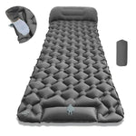 matelas gonflable camping pliant pompe main sac rangement oreiller randonnée