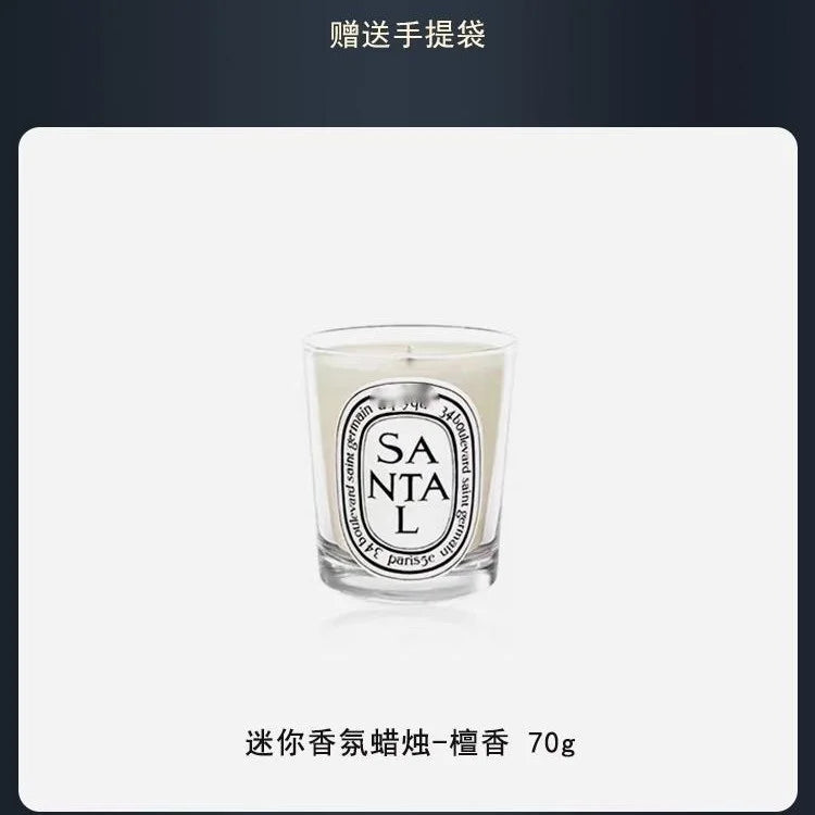 bougies parfumées verre transparent classique coffret cadeau décoration maison parfums roses baies figuier blanc