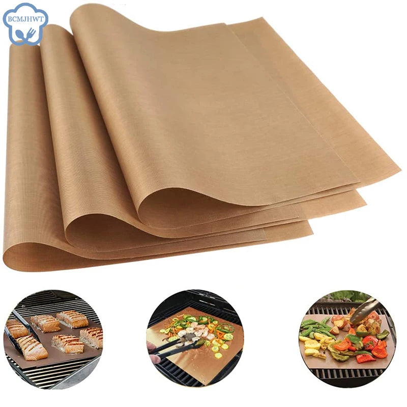 feuille cuisson non stick 30x40cm résistante chaleur moderne réutilisable imperméable resistant huiles