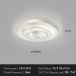 luminaire moderne led circulaire concentrique blanc beigeclair minimaliste contemporain fixepla