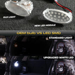 lampe led coffre voiture blanc moderne 18smd 3w 3400lumens t10 w5w 12v land rover