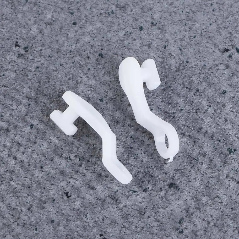 rideau polonais moderne coton blanc uni anneaux plastique opaque