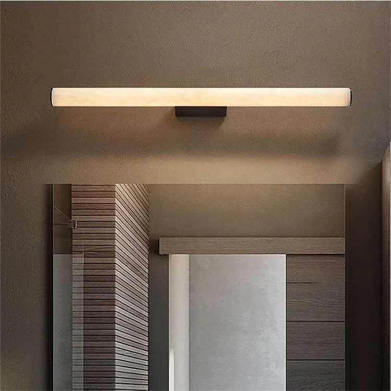 applique murale moderne cuivre marbre blanc doré salon chambre couloir