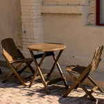 table pliante bois moderne minimaliste scandinave rétro nostalgie salon balconDecoration maison