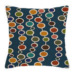 Housse de coussin moderne peluche beige pour canapé