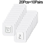 crochets adhésifs transparents modernes 6cm 6cm 10pcs 20pcs 40pcs 6pcs cintres cuisine