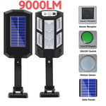 lumière solaire led extérieure moderne capteur mouvement télécommande ip68 blanc gris foncé