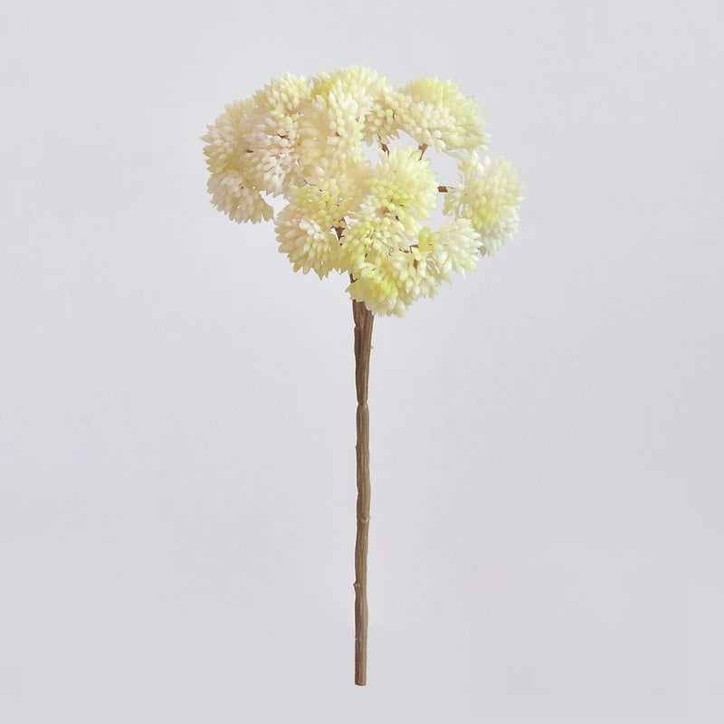 bouquet fleurs artificielles moderne bouquet velours opaque pièces rose vert bleu orange violet décoration