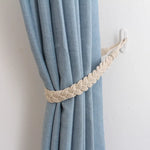 corde tressée artisanale motif régulier opaque rustique beigeclair chambre salon decoration