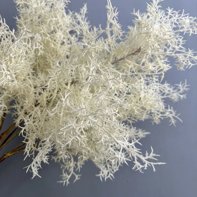 branche artificielle feuilles vertes ornement extérieur exposition naturelle orange blanc