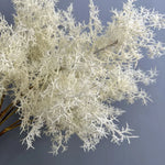 branche artificielle feuilles vertes ornement extérieur exposition naturelle orange blanc