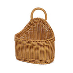 panier rangement tressé marron traditionnel respectueux environnement utilisation multiple poignées