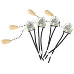 perceuse main transparente moderne vert clair noir beige câble bouton bois