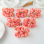 fleurs artificielles soie roses blanches couronne mariage romantique décoration intérieure anniversaire baby shower