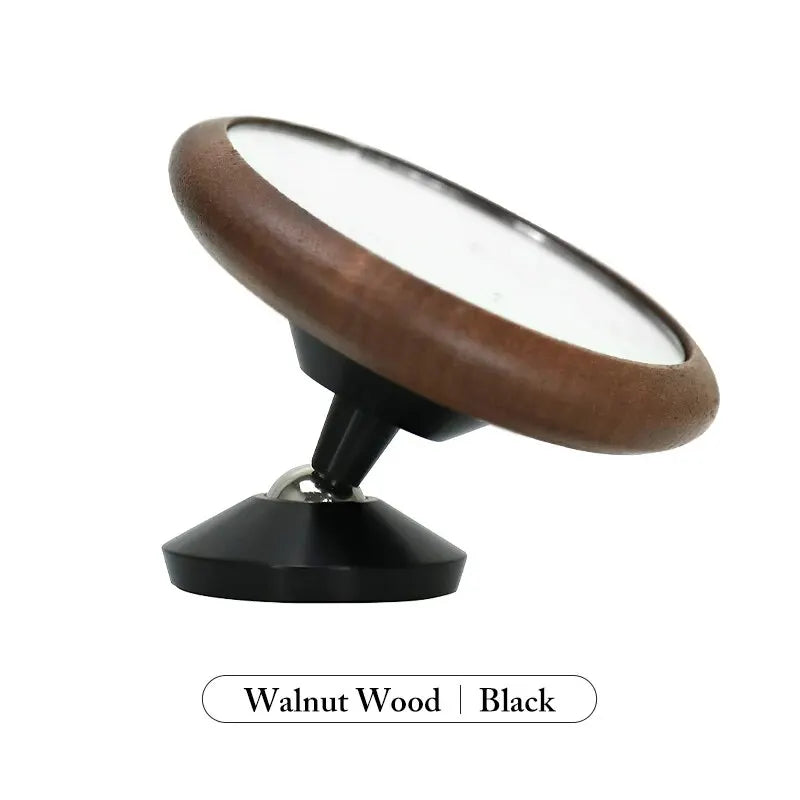 miroir aimanté bois marron argenté moderne minimaliste chambre cuisine salle bains surveillance décoration