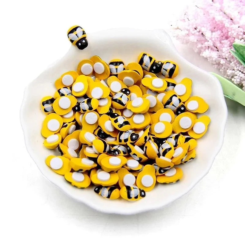 résine jaune noires blanches motif rayures papillon décoratives artisanat DIY