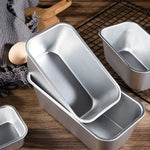 moules pain aluminium argenté modernes antiadhésifs diverses tailles cuisine pâtisserie boulangerie gadgets