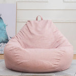 coussin sol moderne coton bleu marine gris clair rose pâle uni confortable poignée 80x90cm