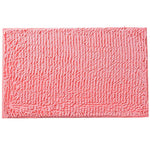 tapis bain moderne microfibres gris marron rose vert absorbant 50x80cm salle bain durable