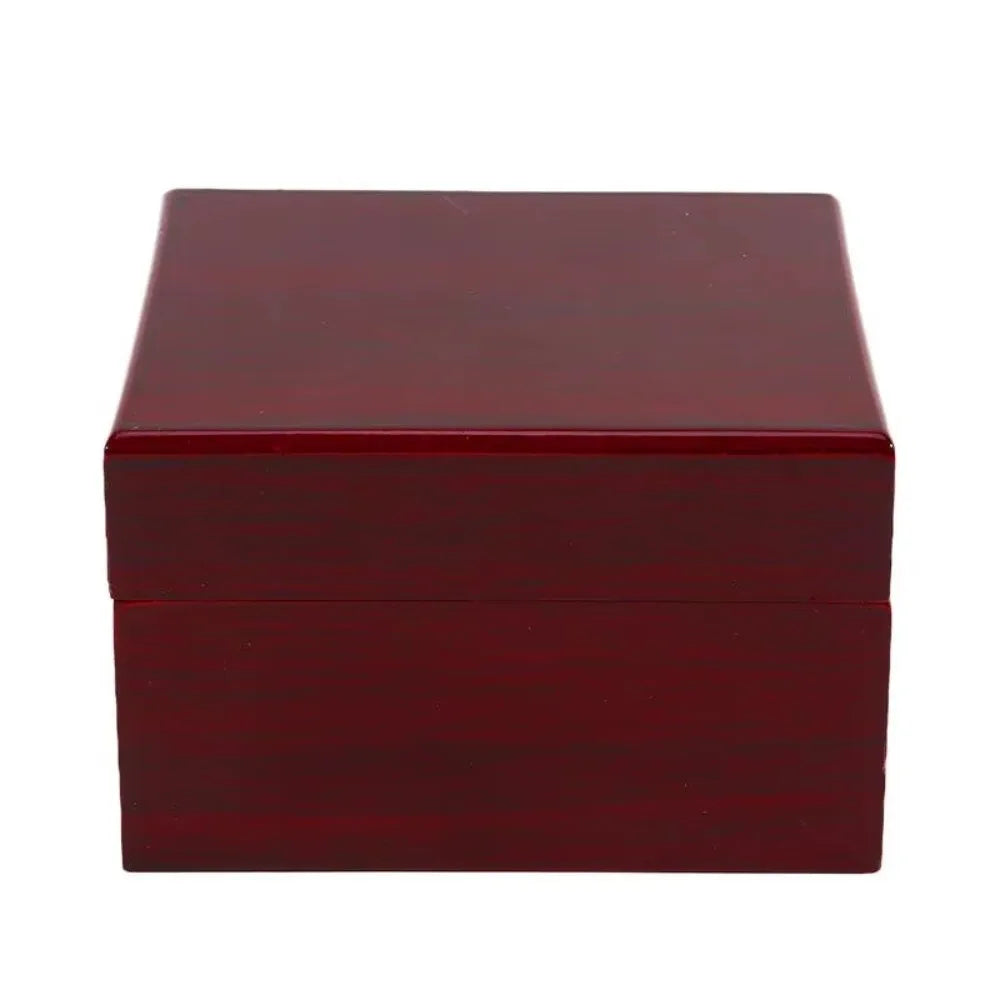 boîte rangement bois carrée classique dorés portable femme montres bracelets bijoux écrin cadeau