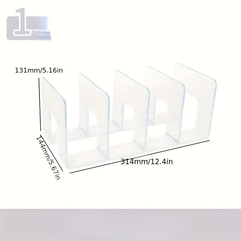 organiseur chaussures transparent moderne réutilisable support mural trois pièces fixations visibles rangement chambre