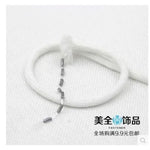corde acier inoxydable blanc texture tissée opacité simple métalliques volants fenêtres decoration couture