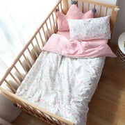 Ensemble de literie bébé 3 pièces coton - Housse de couette, drap et taie d'oreiller unisexe