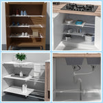 étagères pliables murales blanches modernes clips plastique respectueux environnement armoire seule niveau