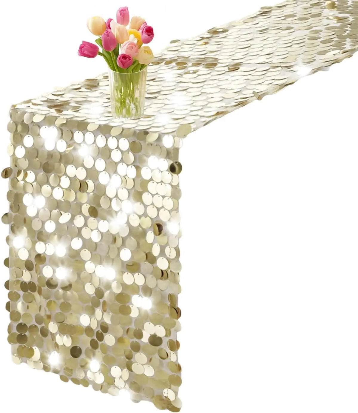 chemin table roses solides opaques decoratif maison festive mariage printemps pâques rustic