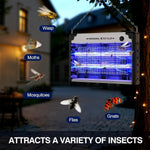 piège insectes électrique led antimoissons suspendu usb moderne noir argent violet