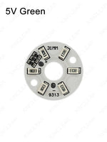plaque led diamètre 32mm blanc circulaire modernes câbles rouges noirs