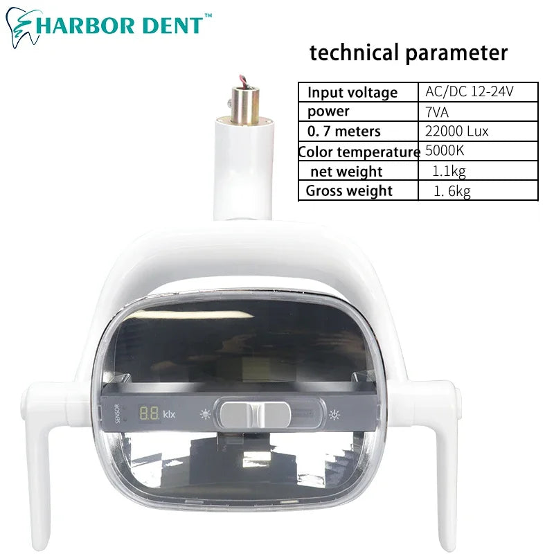 lampe dentaire led sans ombre blanc moderne interrupteur capteur infrarouge