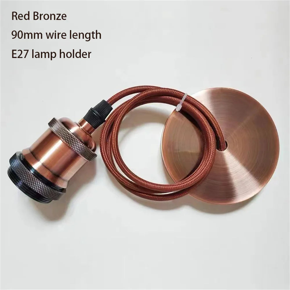 support lampe suspendu moderne rose gold pearl black bronze silver e27 métal lisse opacité