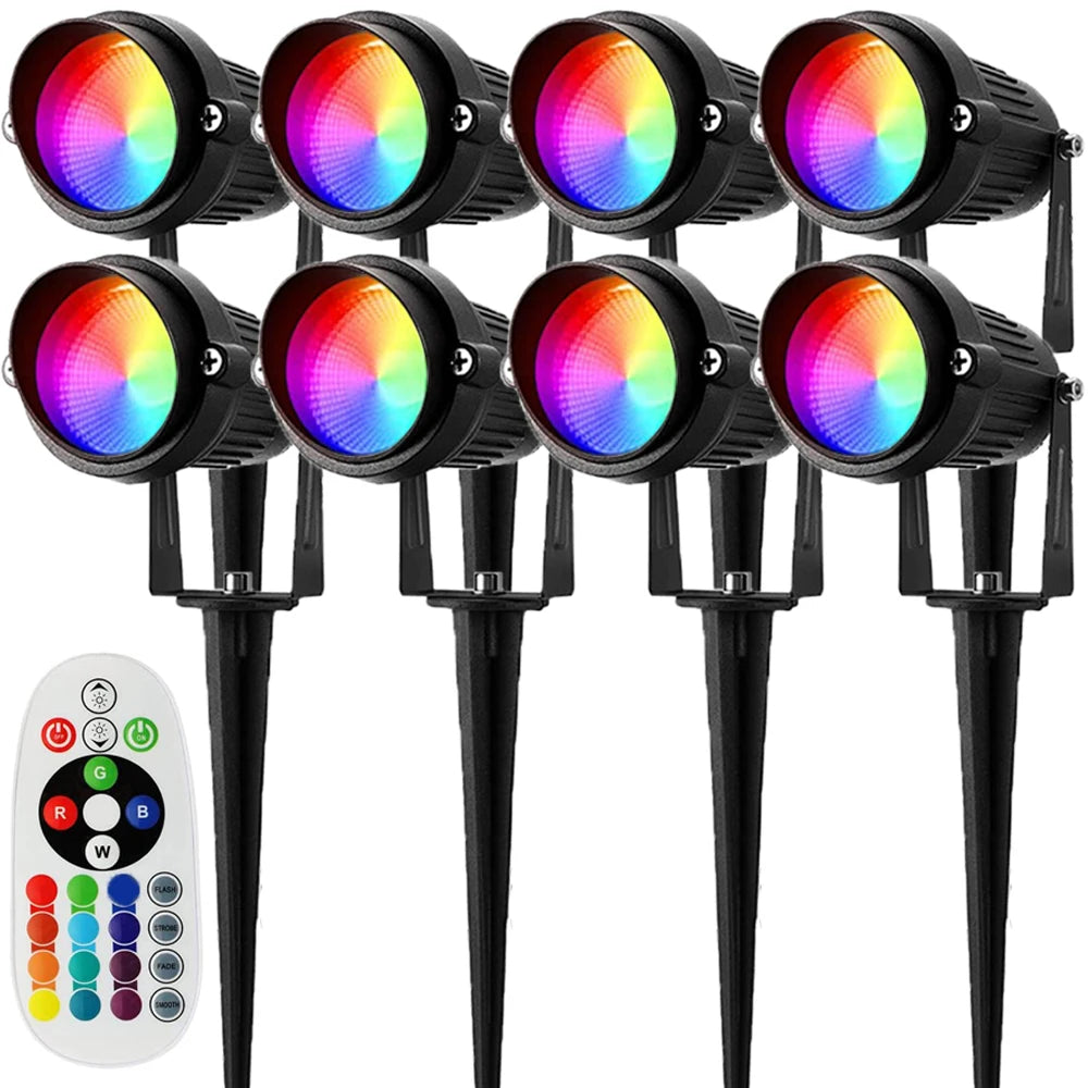 projecteur led jardin extérieur ip65 étanche moderne noir lisse opaque